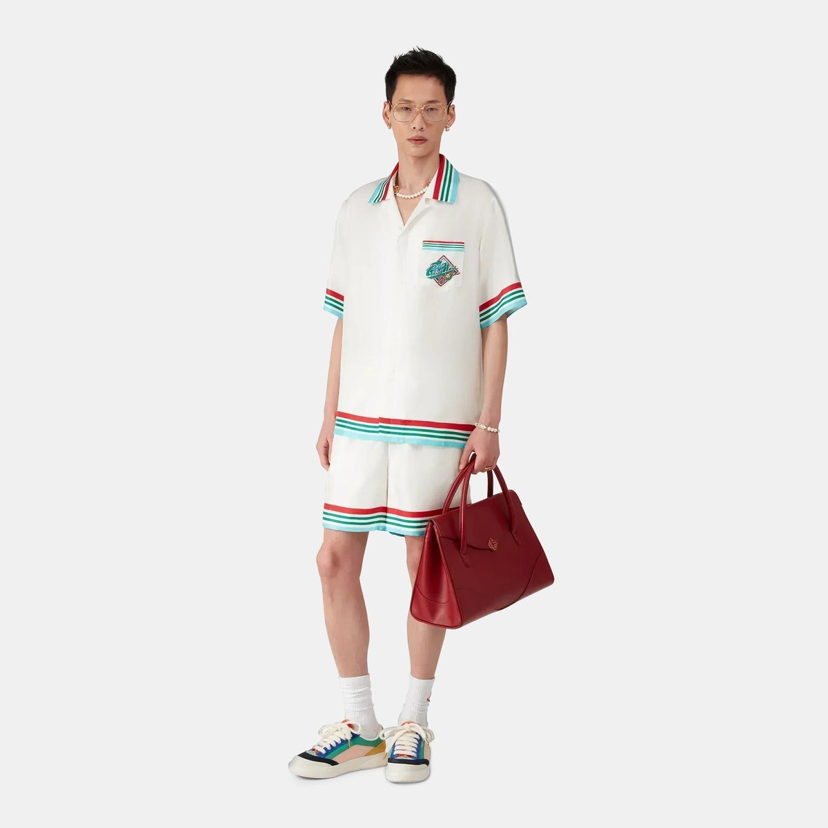 Casa Way World Series Short Sleeve Silk Shirt
