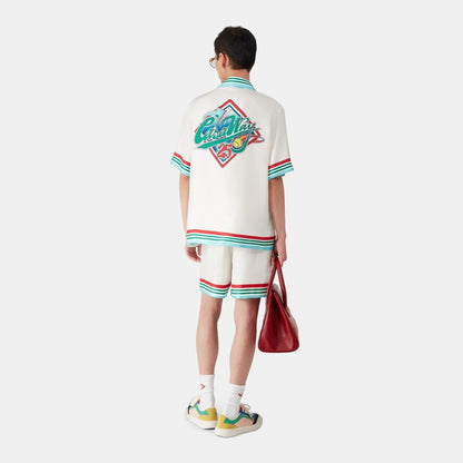 Casa Way World Series Short Sleeve Silk Shirt