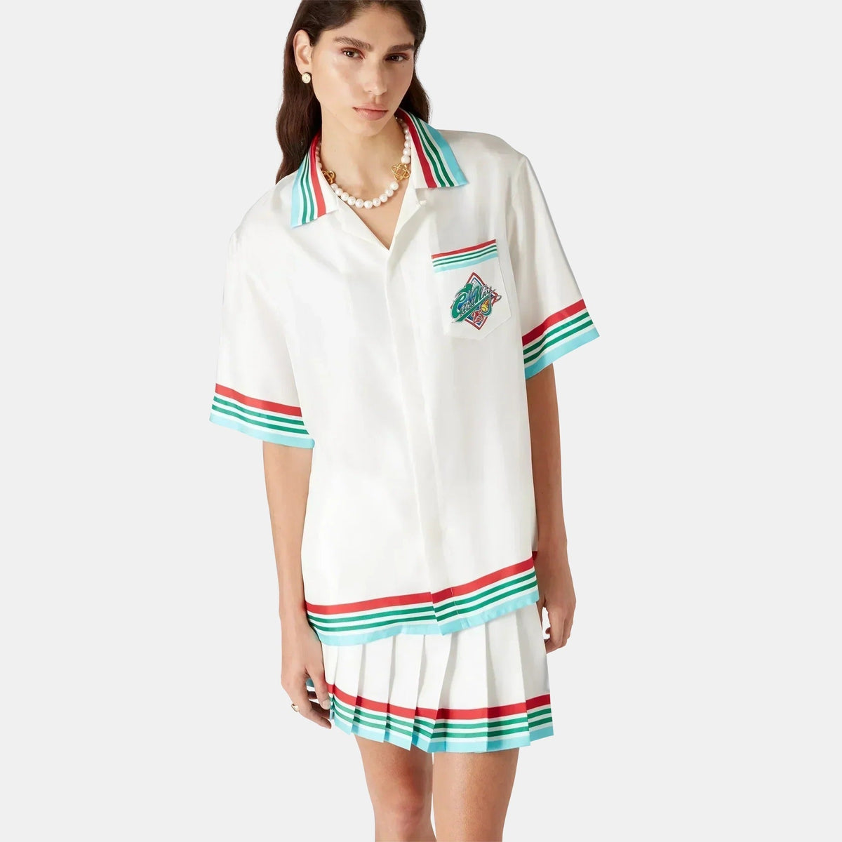 Casa Way World Series Short Sleeve Silk Shirt