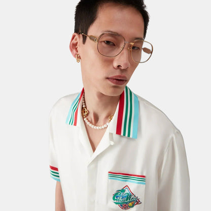 Casa Way World Series Short Sleeve Silk Shirt