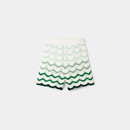 Wavy Gradient Crochet Shorts - casablanca (2)