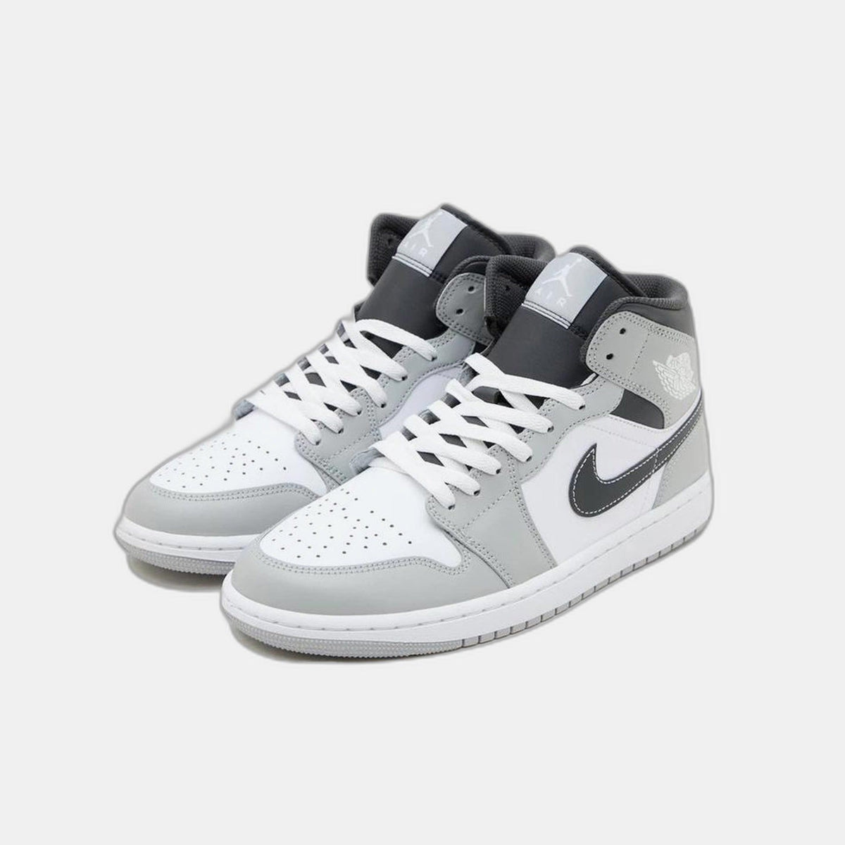Air Jordan 1 Mid  Light Smoke Grey Anthracite