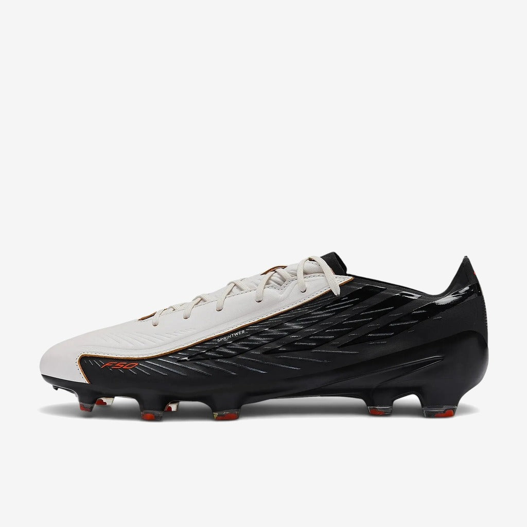 Adidas F50 Hyperfast Elite FG L-Tech - Argenté/Noir/Solar Orange