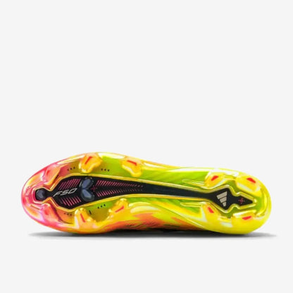 Adidas F50 Hyperfast Evo FG Too Light - Jaune/Noir/Solar Turquoise ÉDITION LIMITÉE