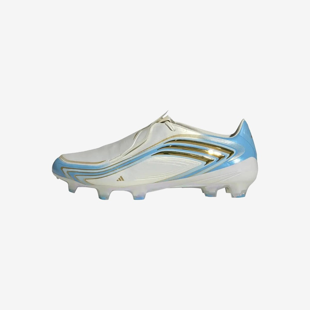 Adidas F50 Messi Elite FG - Blanc/Bleu/Or