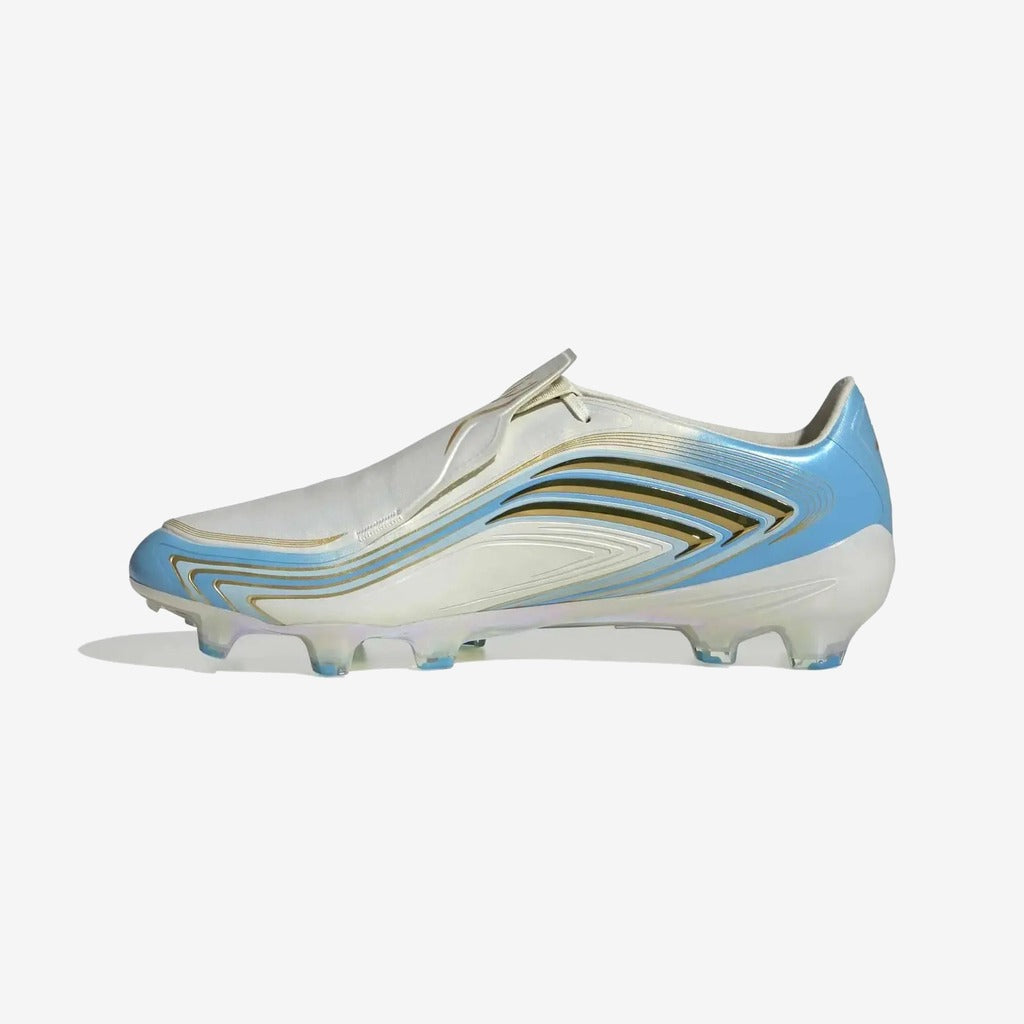 Adidas F50 Messi Elite FG - Blanc/Bleu/Or