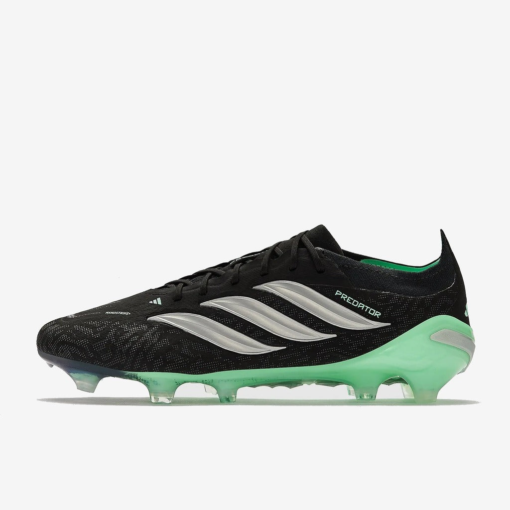 Adidas Predator 26 Elite FG Final Rush - Noir/Argenté/Vert Menthe