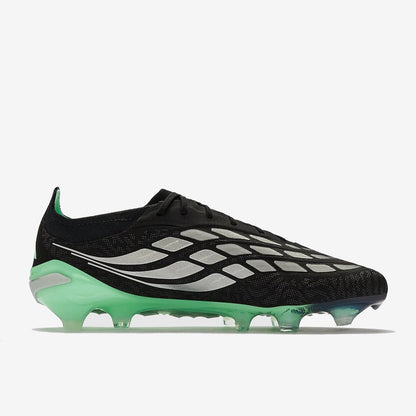Adidas Predator 26 Elite FG Final Rush - Noir/Argenté/Vert Menthe