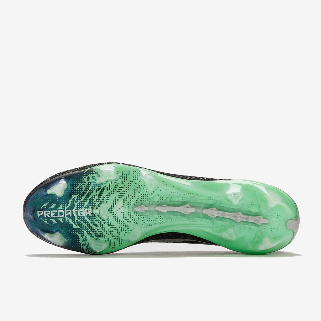 Adidas Predator 26 Elite FG Final Rush - Noir/Argenté/Vert Menthe