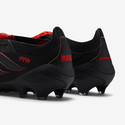 Adidas Predator 26 Elite Fold-over Tongue FG L-Tech - Noir/Rouge Vif