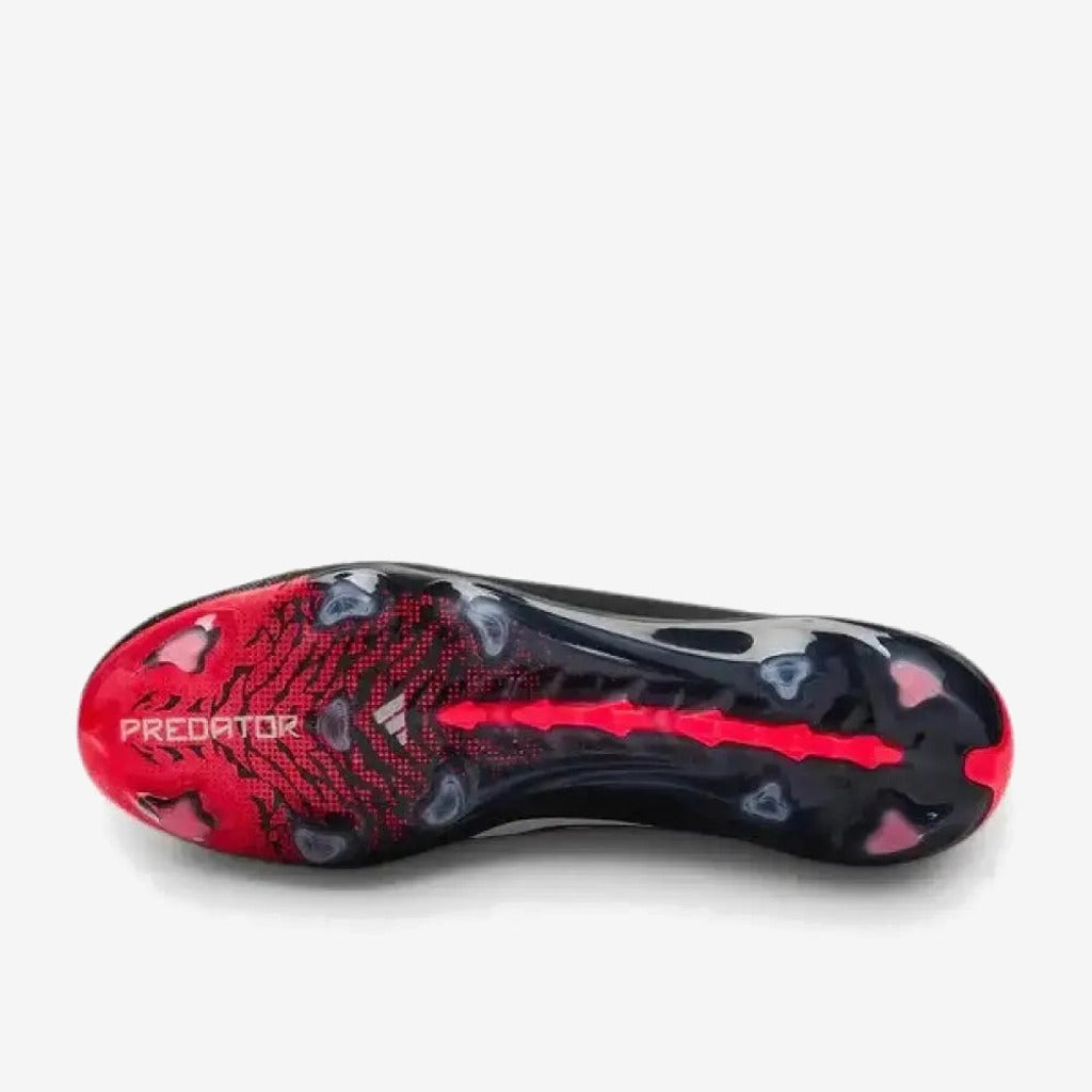 Adidas Predator 26 Elite Laceless FG Immortal DNA - Noir/Blanc/Lucid Red