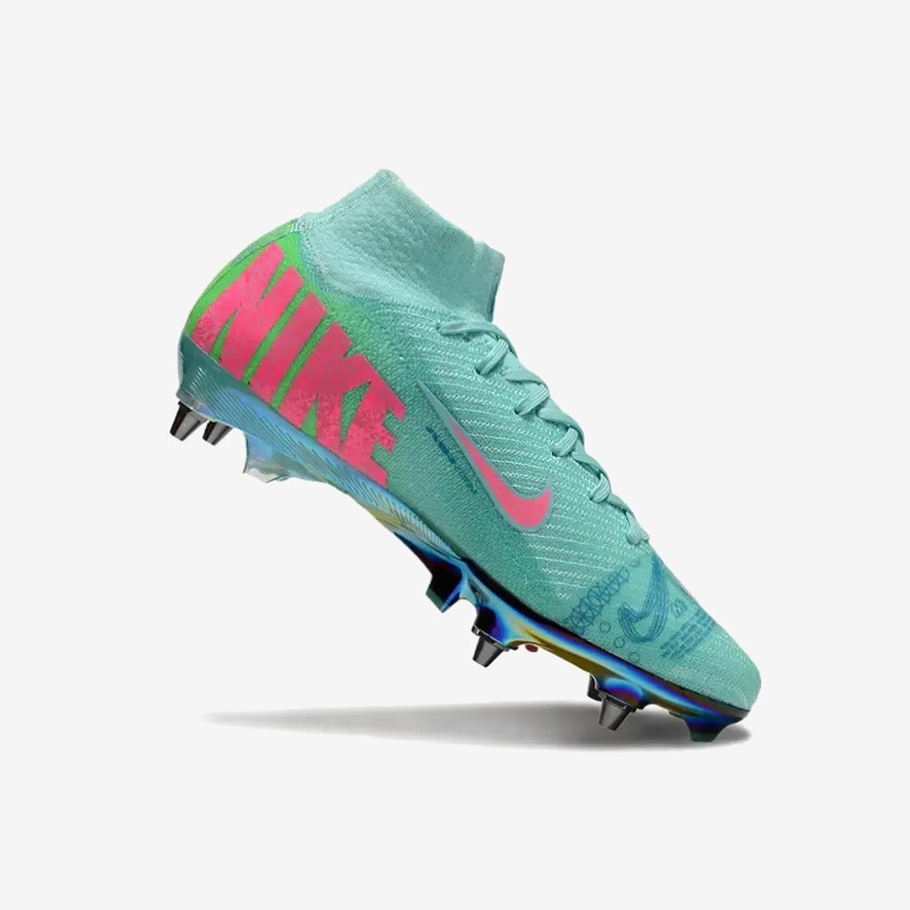Nike Air Zoom Mercurial Superfly 10 SG Cosmic Speed 2 - Turquoise/Noir ÉDITION LIMITÉE