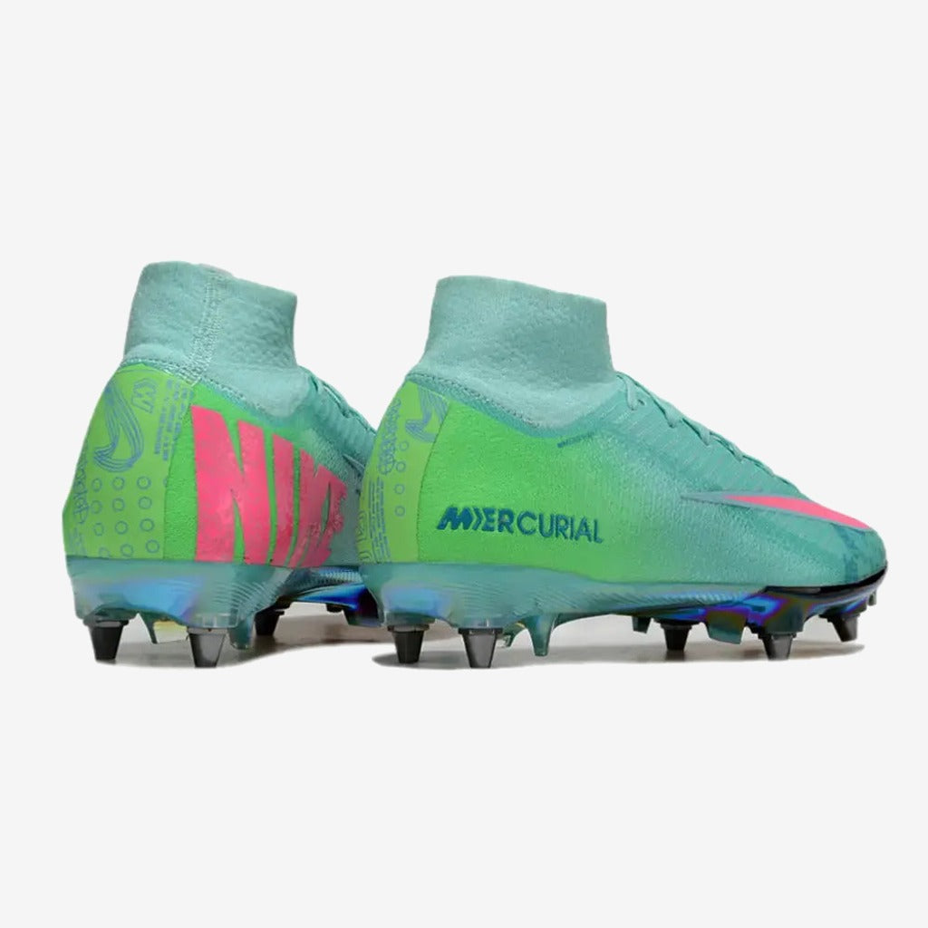 Nike Air Zoom Mercurial Superfly 10 SG Cosmic Speed 2 - Turquoise/Noir ÉDITION LIMITÉE