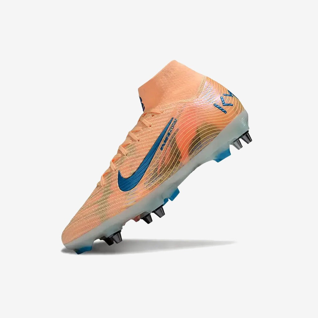 Nike Air Zoom Mercurial Superfly 10 SG Kylian Mbappe - Orange/Bleu turquoise SG