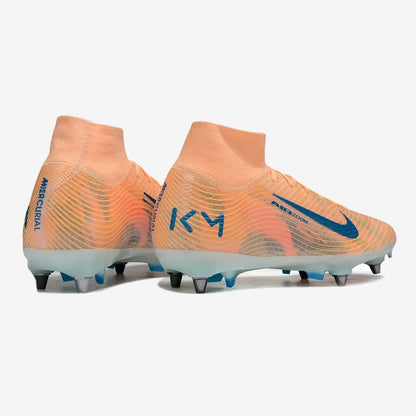 Nike Air Zoom Mercurial Superfly 10 SG Kylian Mbappe - Orange/Bleu turquoise SG