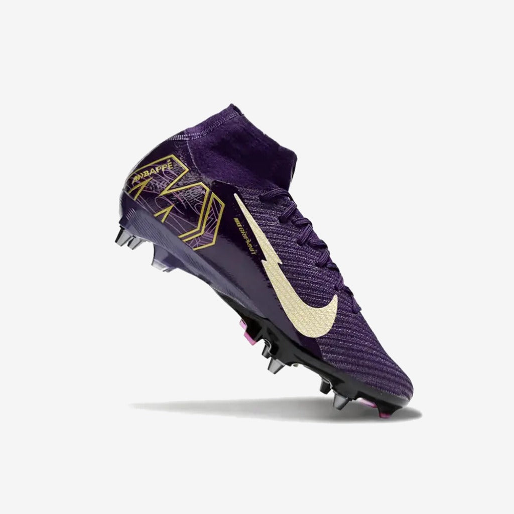 Nike Air Zoom Mercurial Superfly 10 SG Mbappé Personal Edition - Violet/Blanc