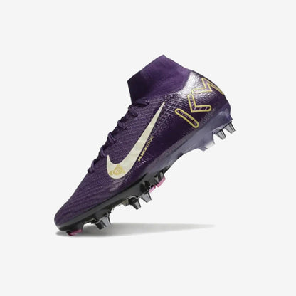 Nike Air Zoom Mercurial Superfly 10 SG Mbappé Personal Edition - Violet/Blanc