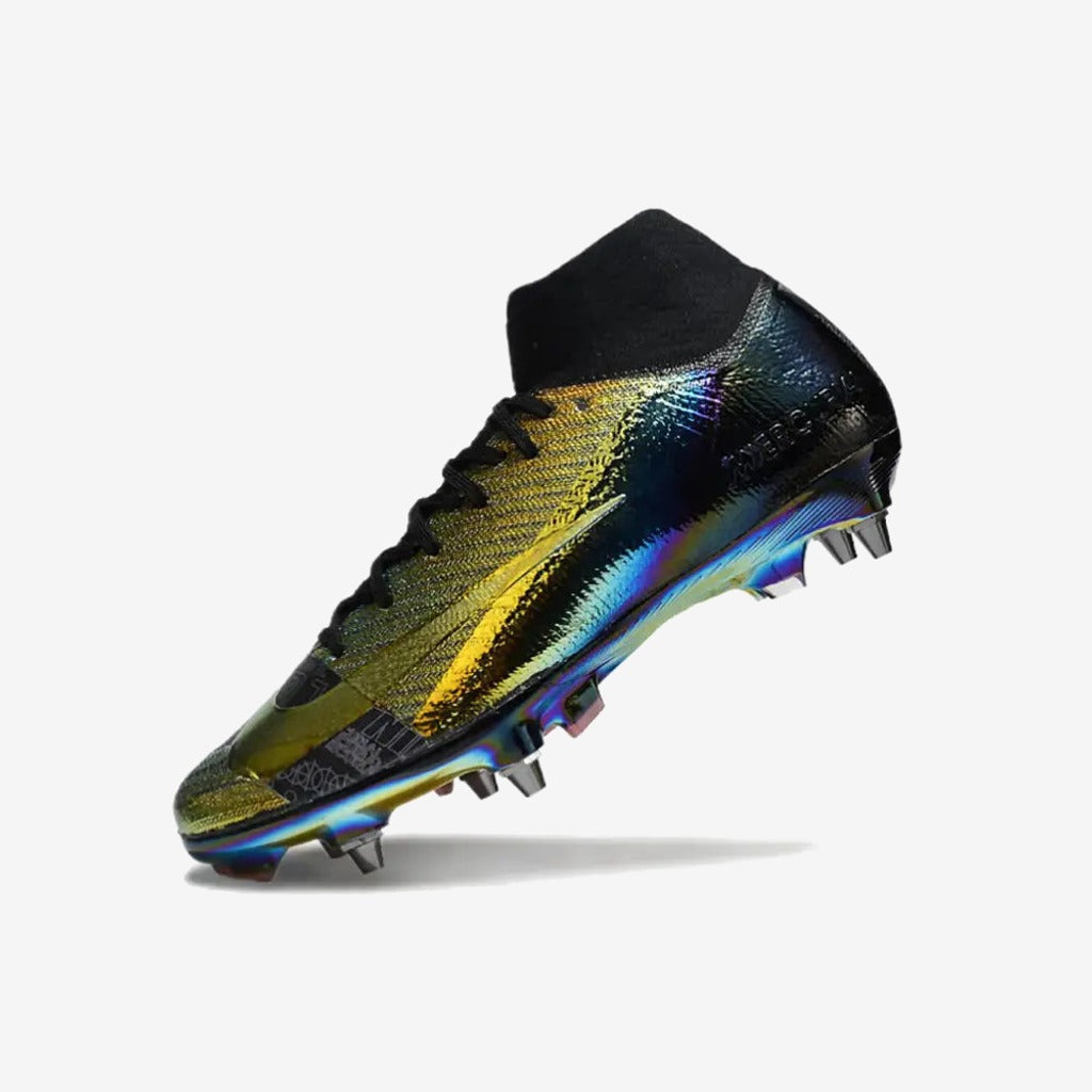 Nike Air Zoom Mercurial Superfly 10 SG Soft Ground - Doré/Noir/Bleu