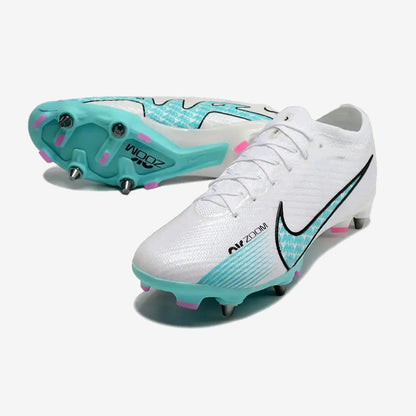 Nike Air Zoom Mercurial Vapor 15 Academy SG Blast - Blanc/Bleu Turquoise/Rose