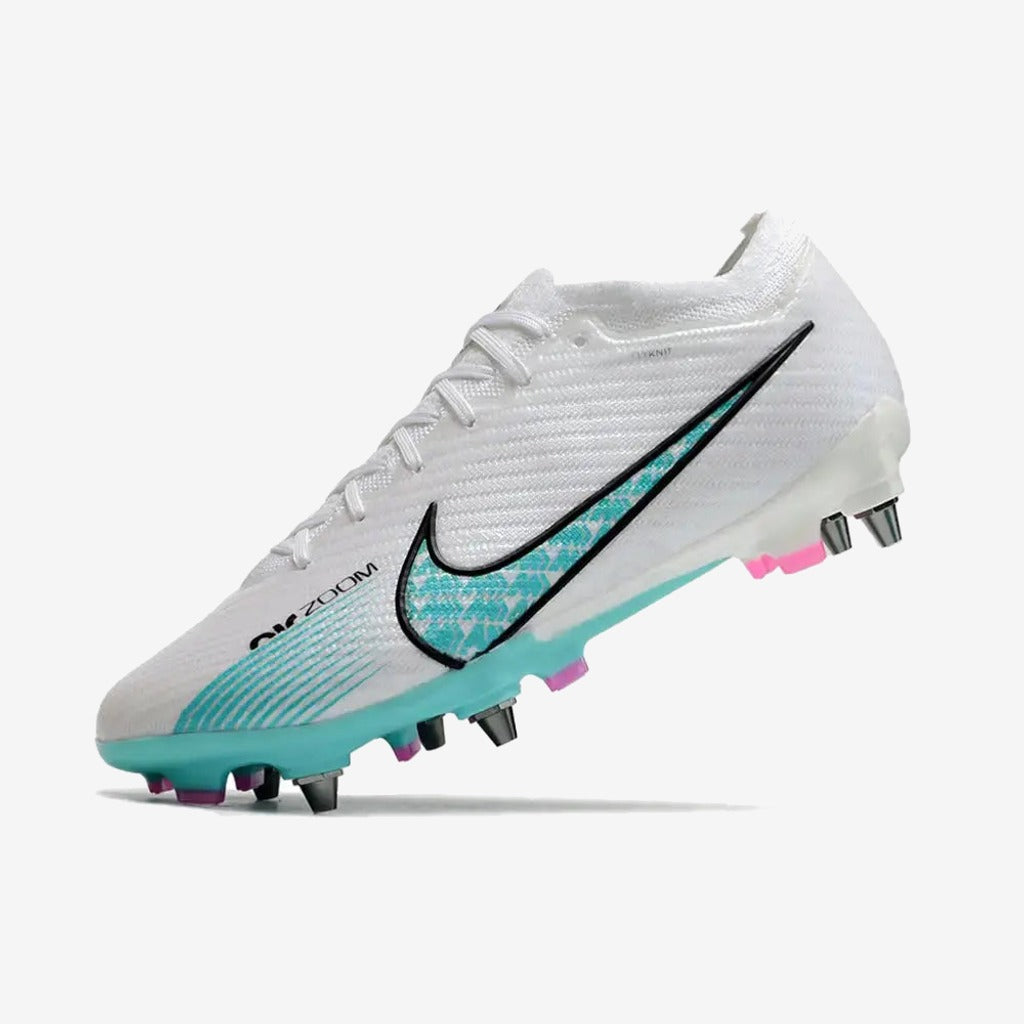 Nike Air Zoom Mercurial Vapor 15 Academy SG Blast - Blanc/Bleu Turquoise/Rose