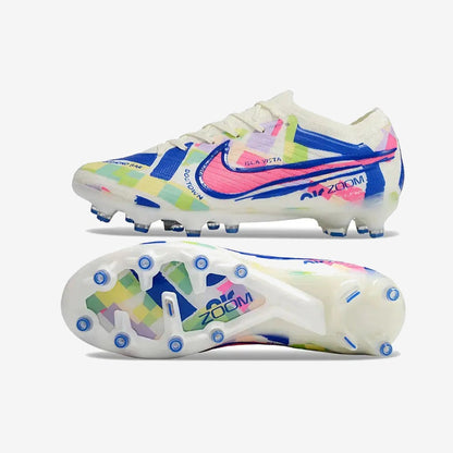 Nike Air Zoom Mercurial Vapor 15 AG - Blanc/Jaune/Bleu/Vert/Rose
