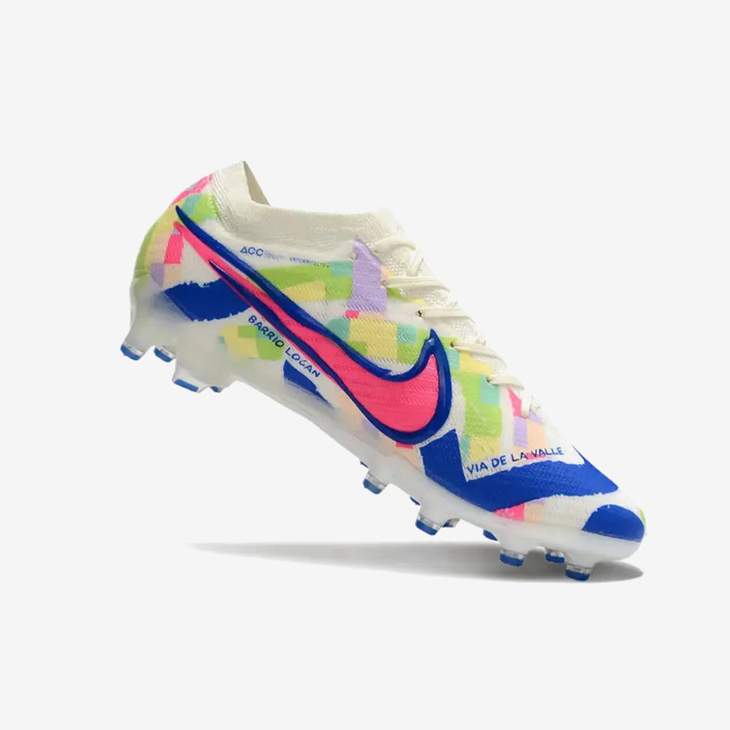 Nike Air Zoom Mercurial Vapor 15 AG - Blanc/Jaune/Bleu/Vert/Rose
