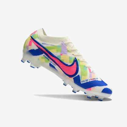 Nike Air Zoom Mercurial Vapor 15 AG - Blanc/Jaune/Bleu/Vert/Rose