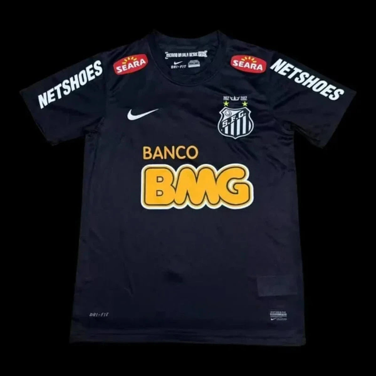 Maillot Santos Rétro Noir 11/12
