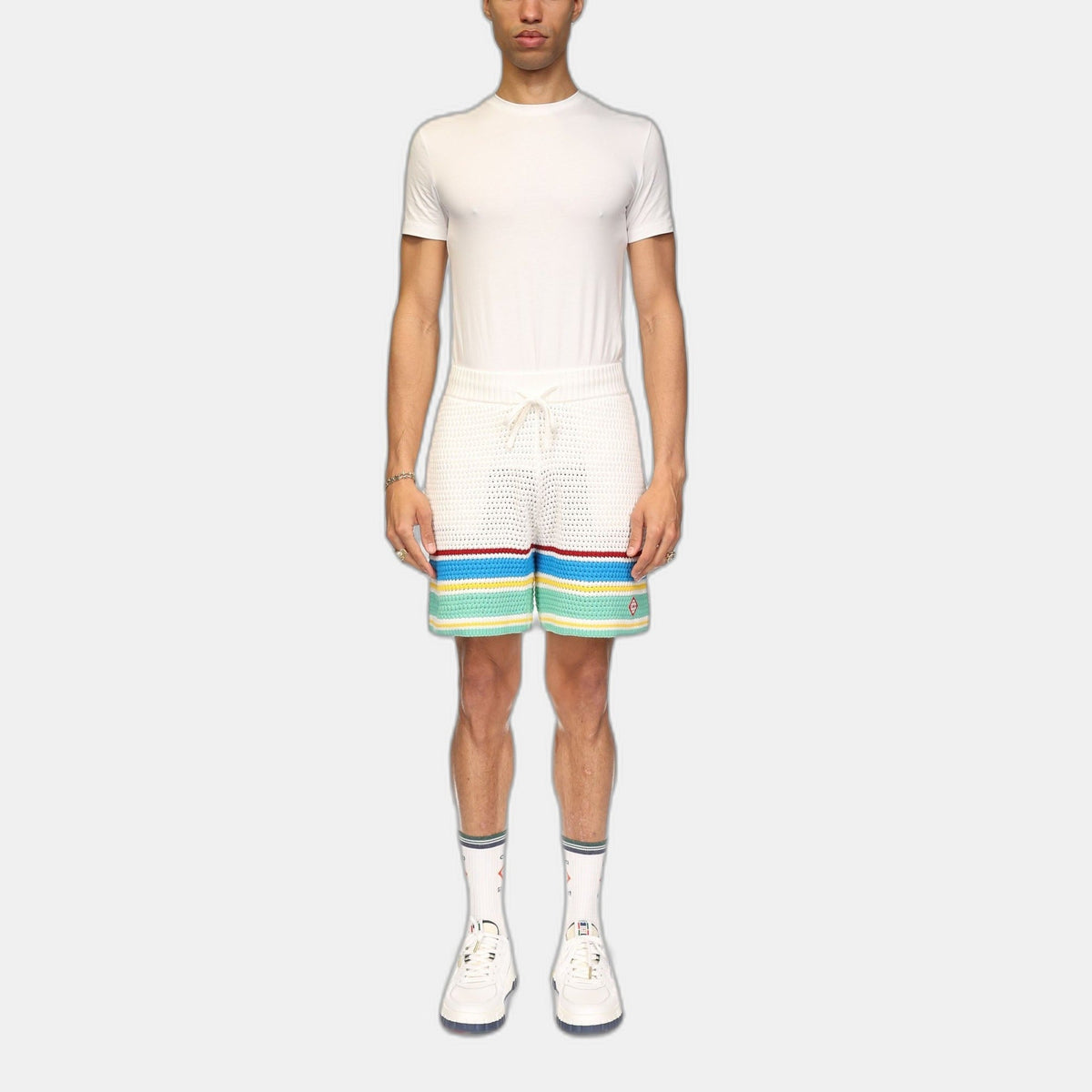 Crochet Tennis Shorts - casablanca (2)
