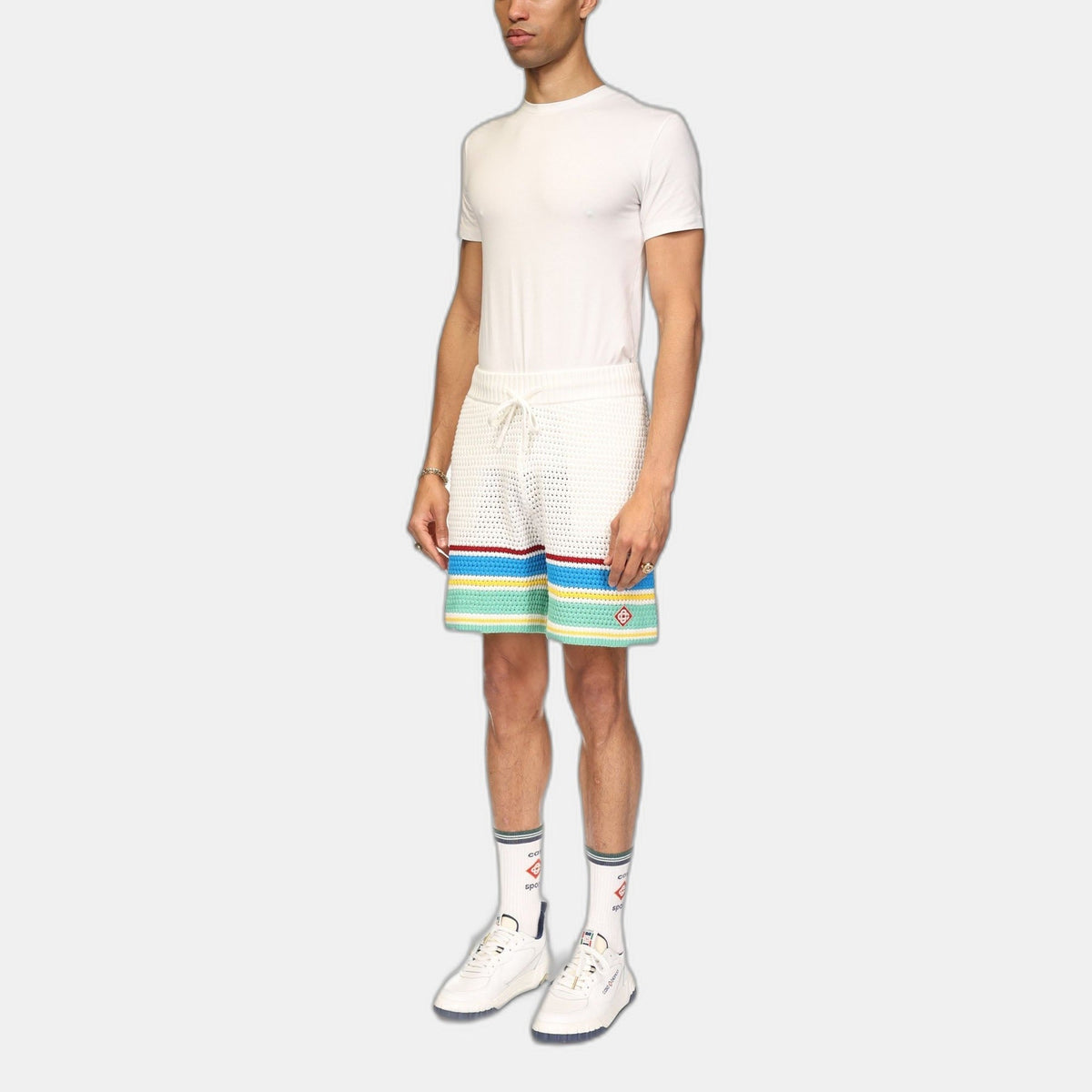 Crochet Tennis Shorts - casablanca (2)