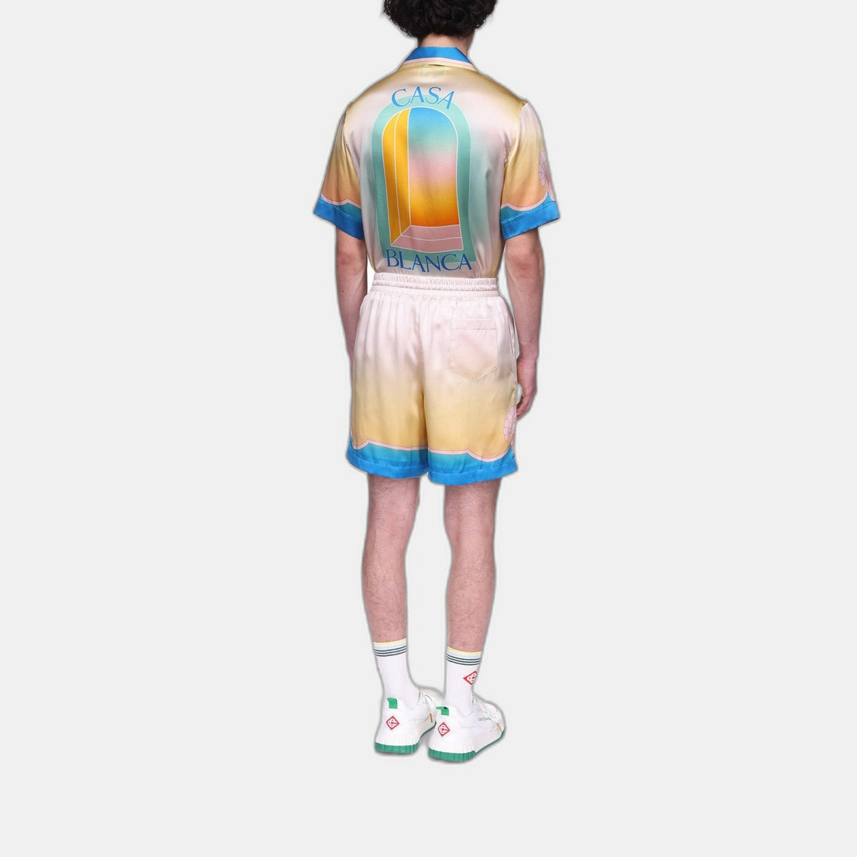 L'Arc Coloré Silk Shorts