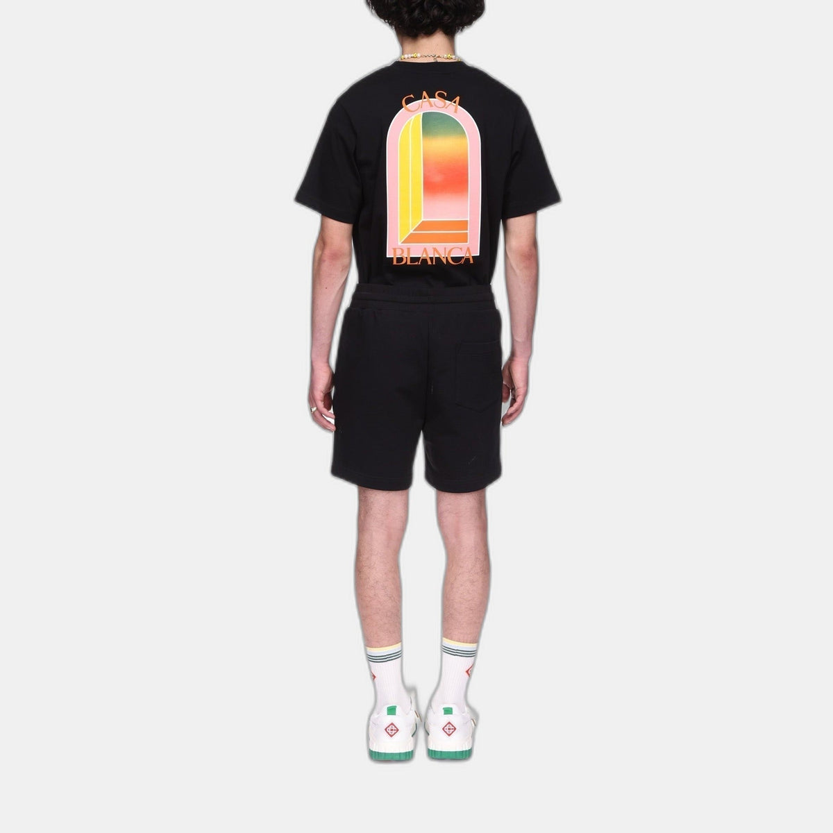 Gradient L'Arche Sweatshorts - casablanca (2)