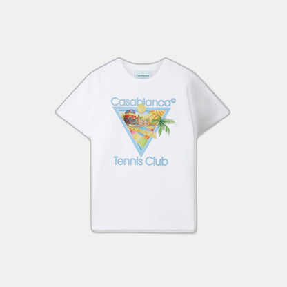 Afro Cubism Tennis Club T-Shirt - casablanca (4)