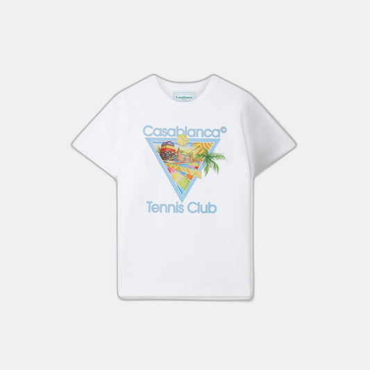Afro Cubism Tennis Club T-Shirt - casablanca (4)