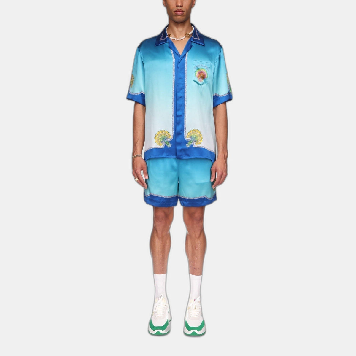 Coquillage Coloré Silk Shirt
