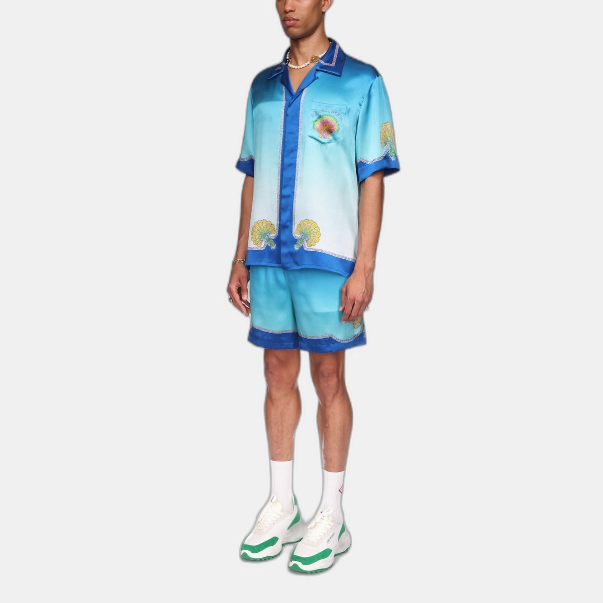 Coquillage Coloré Silk Shirt