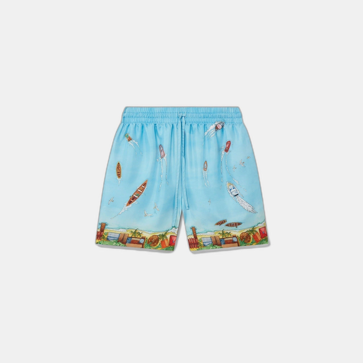 Maison Sur Piloti Silk Shorts