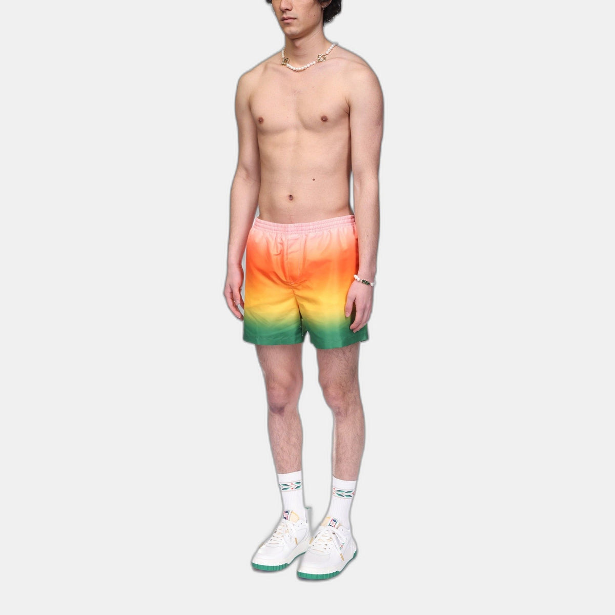 Gradient Swim Trunks - casablanca