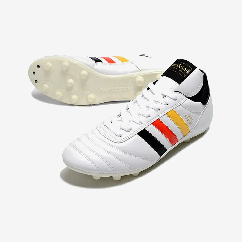 Adidas Copa Mundial FG Allemagne - Blanc/Noir/Rouge/Jaune ÉDITION LIMITÉE