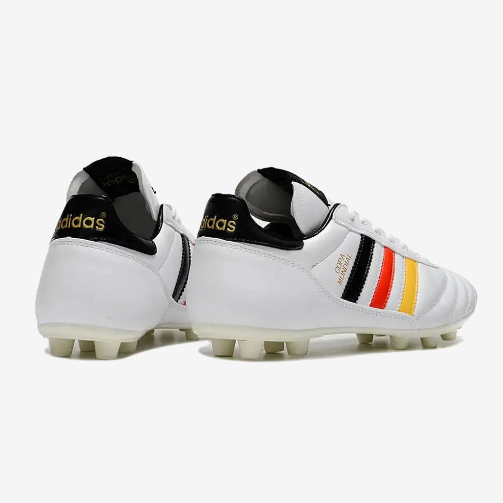 Adidas Copa Mundial FG Allemagne - Blanc/Noir/Rouge/Jaune ÉDITION LIMITÉE