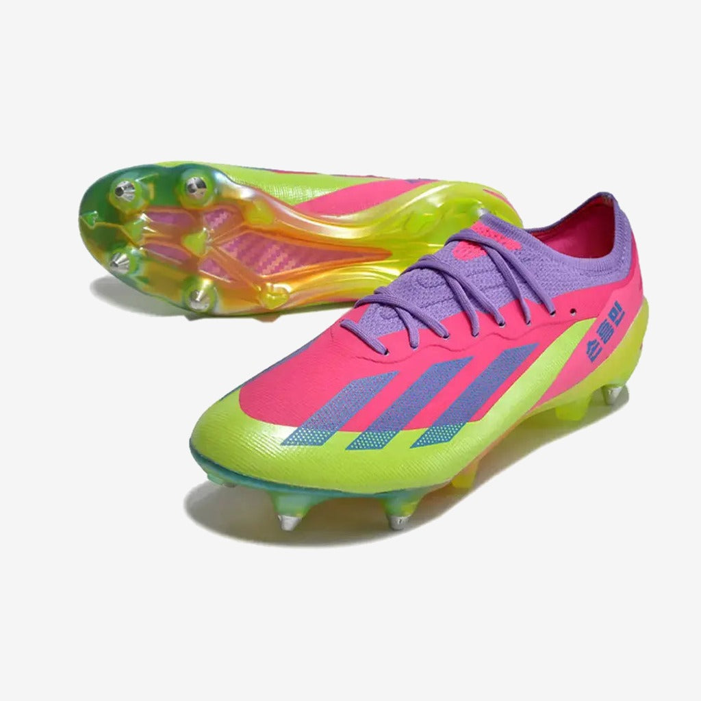 Adidas Crazyfast .1 SG Korean Nights Son - Lucid Lemon/Bleu/Rose ÉDITION LIMITÉE
