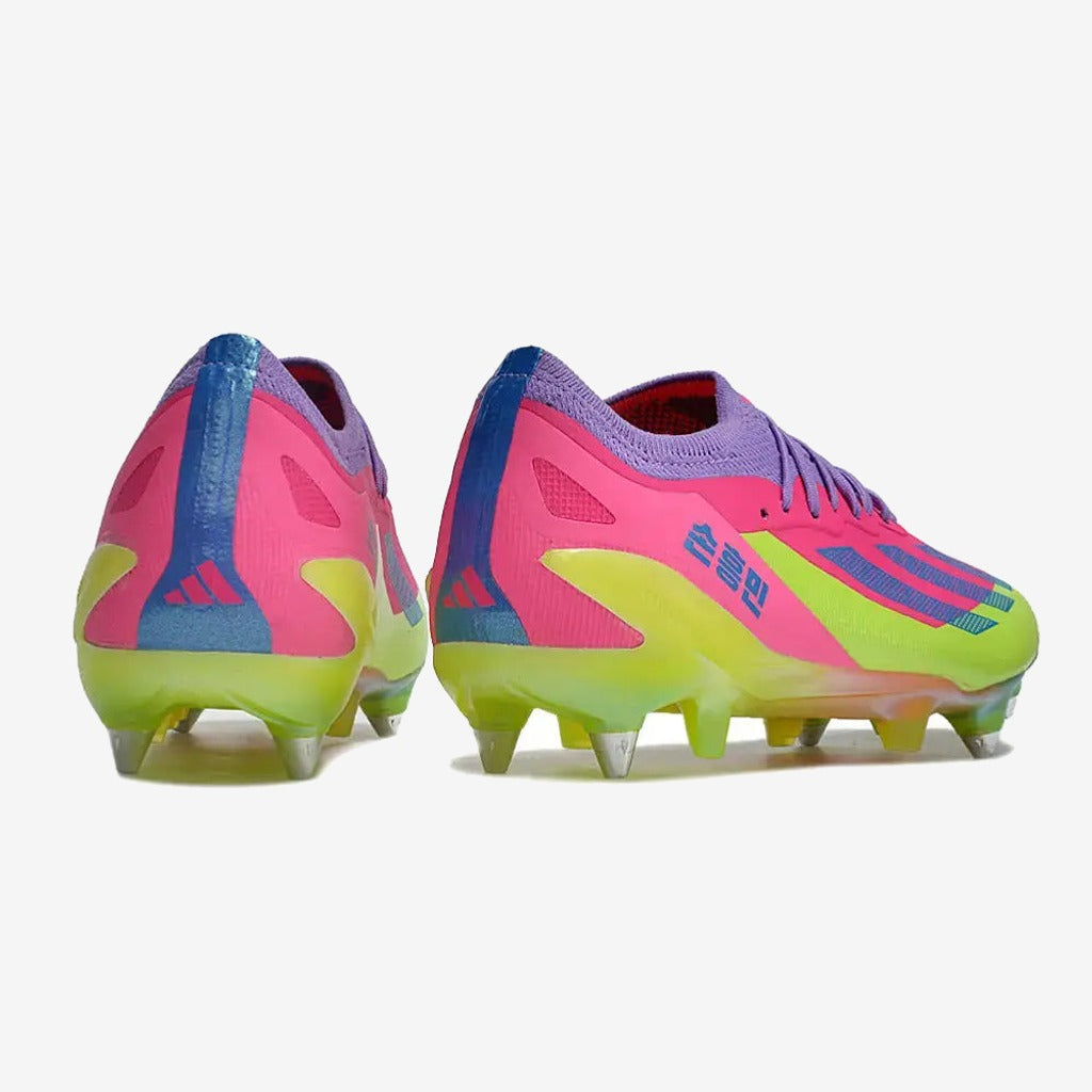 Adidas Crazyfast .1 SG Korean Nights Son - Lucid Lemon/Bleu/Rose ÉDITION LIMITÉE