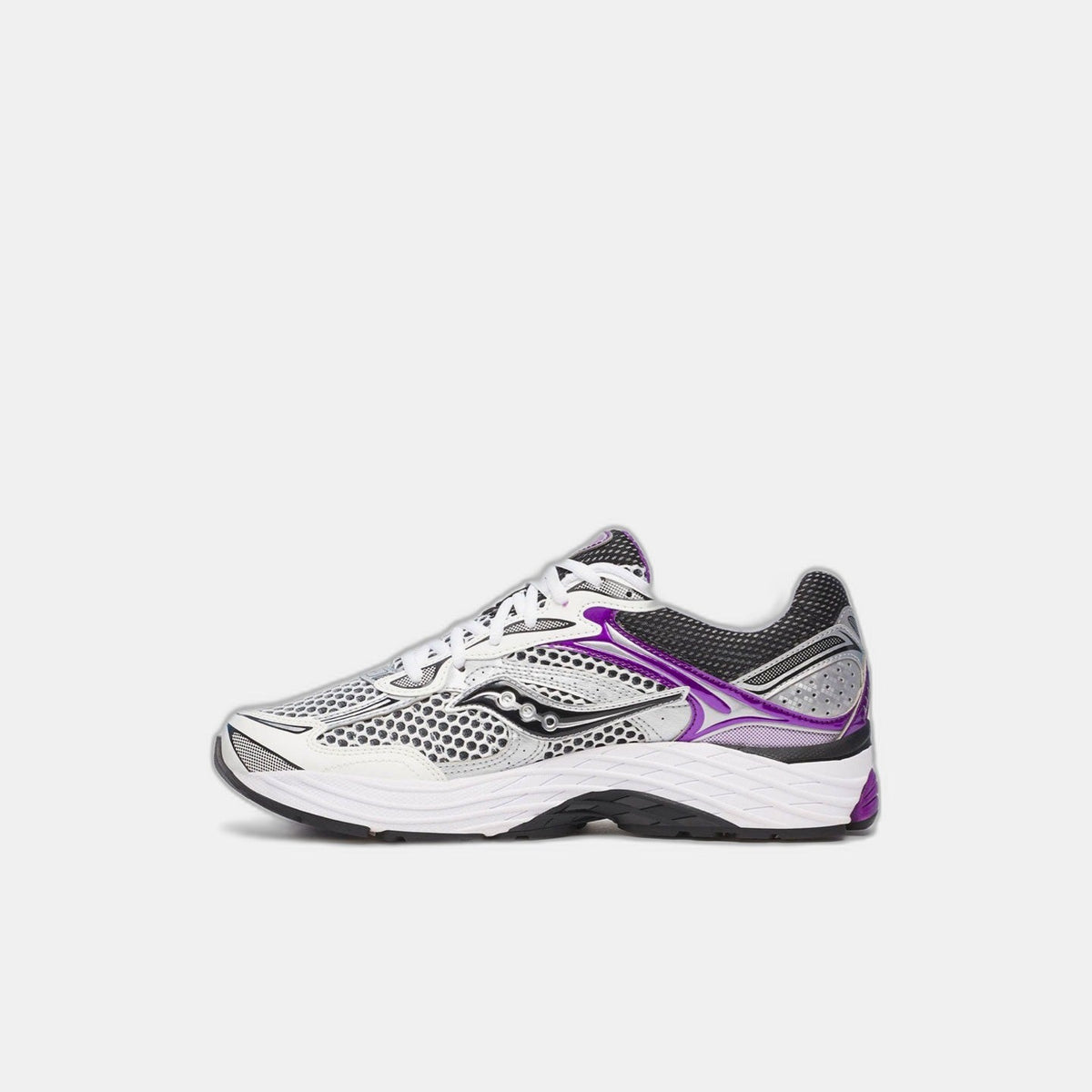 Saucony ProGrid Omni 9 White Black Silver Purple