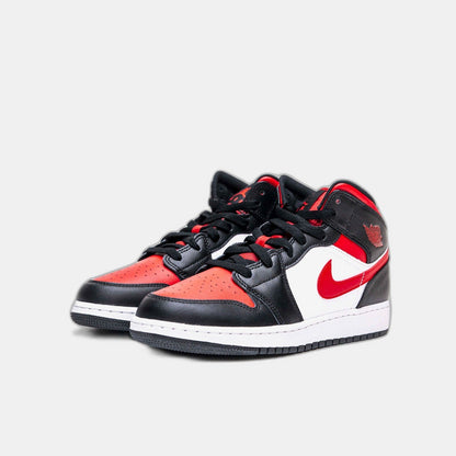 Air Jordan 1 Mid Gym Red Black White