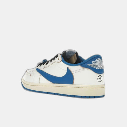 Jordan 1 Retro Low OG SP Fragment x Travis Scott Sail Military Blue