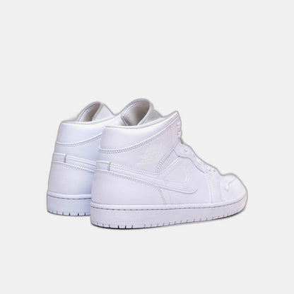 Air Jordan 1 Mid Triple White (2022)