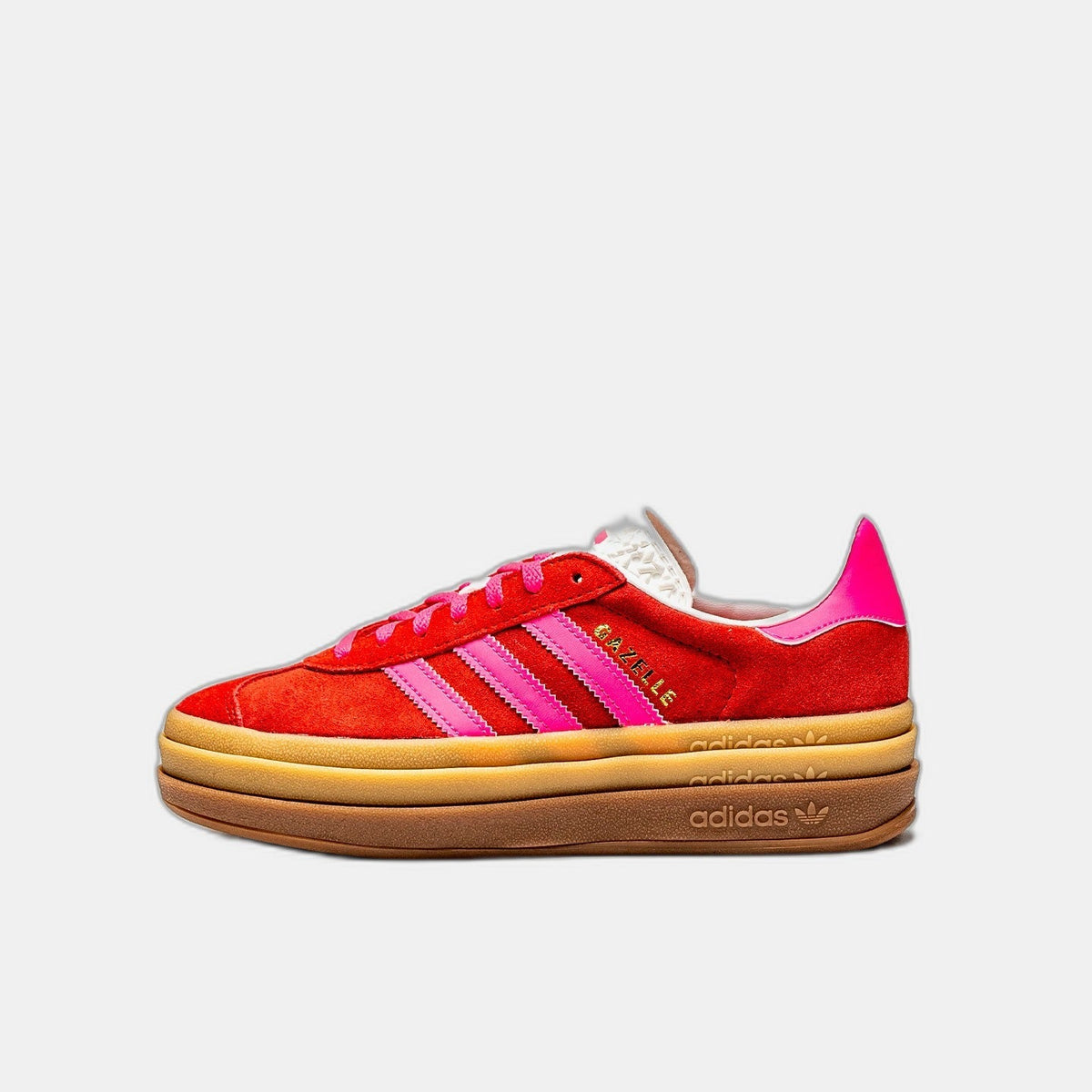 adidas Gazelle Bold Collegiate Red Lucid Pink (Women's)