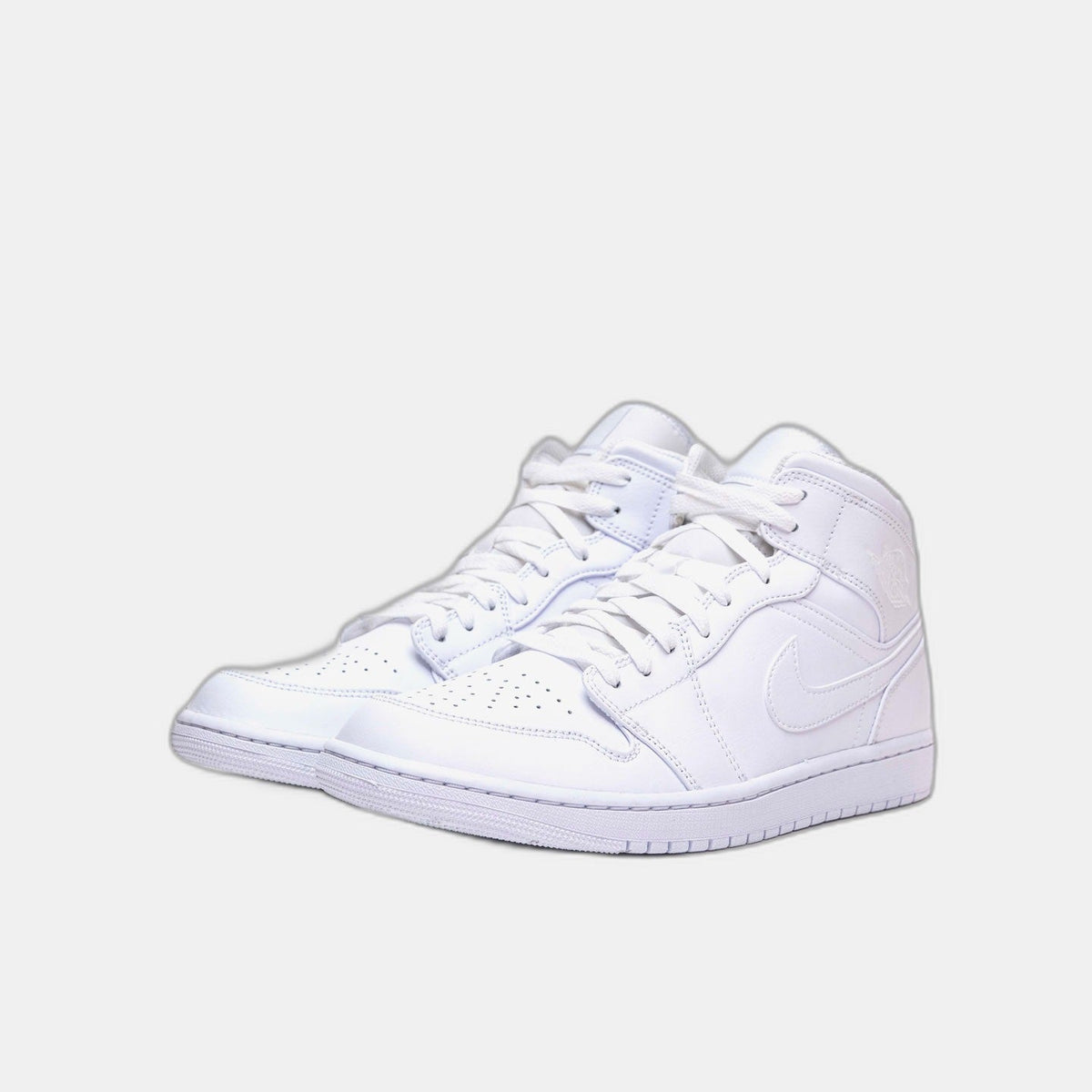 Air Jordan 1 Mid Triple White (2022)