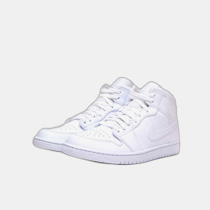 Air Jordan 1 Mid Triple White (2022)