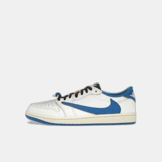 Jordan 1 Retro Low OG SP Fragment x Travis Scott Sail Military Blue